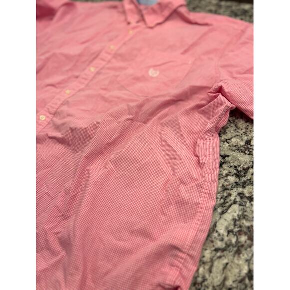 Chaps men’s short sleeve button up size 4X 4XL
Pink - Picture 2 of 6